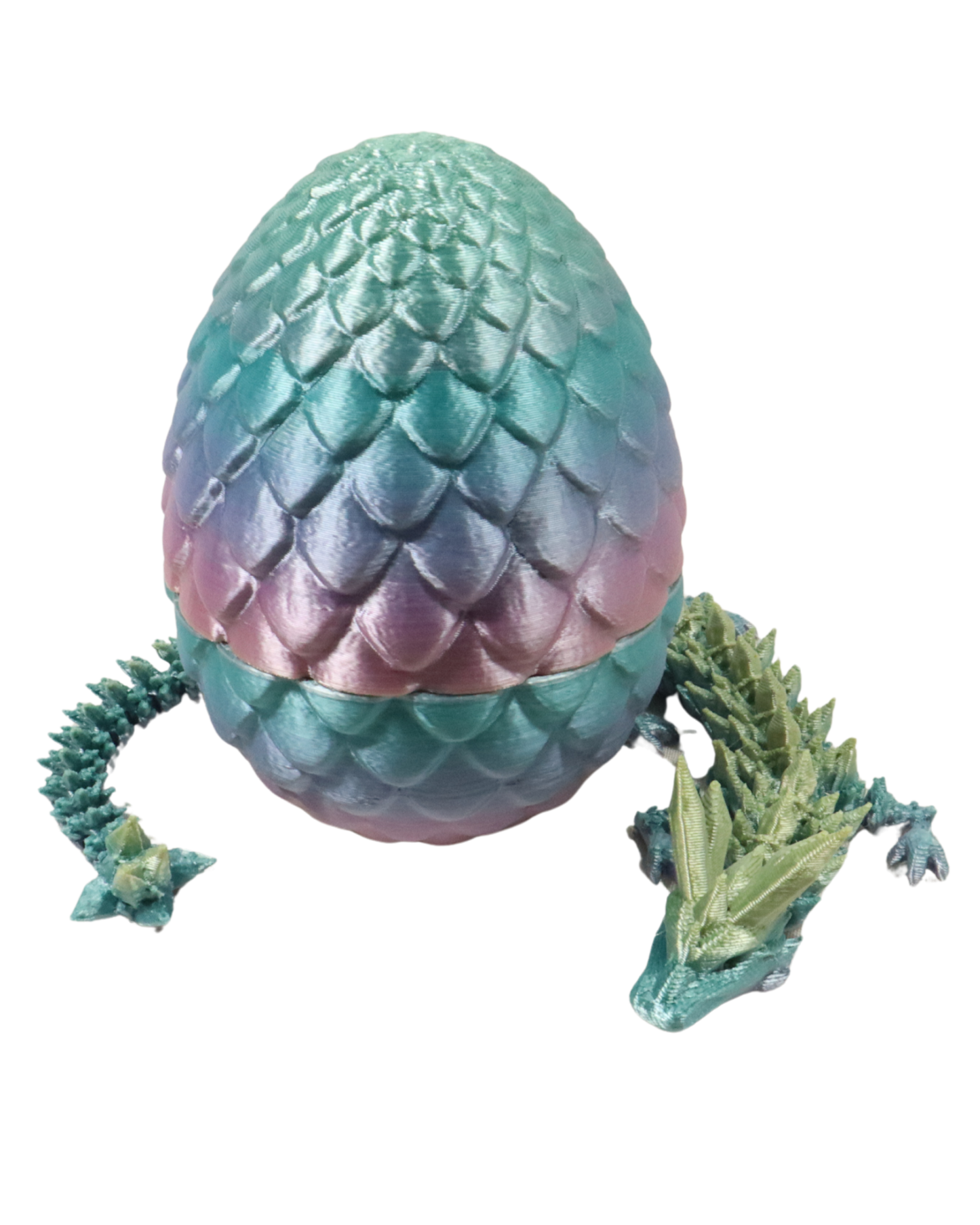 3D Printed Dragon and Egg