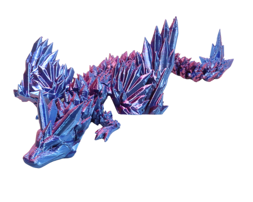 3D Printed Diamond Winged Dragon