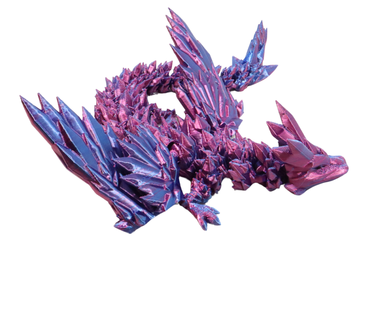3D Printed Diamond Winged Dragon