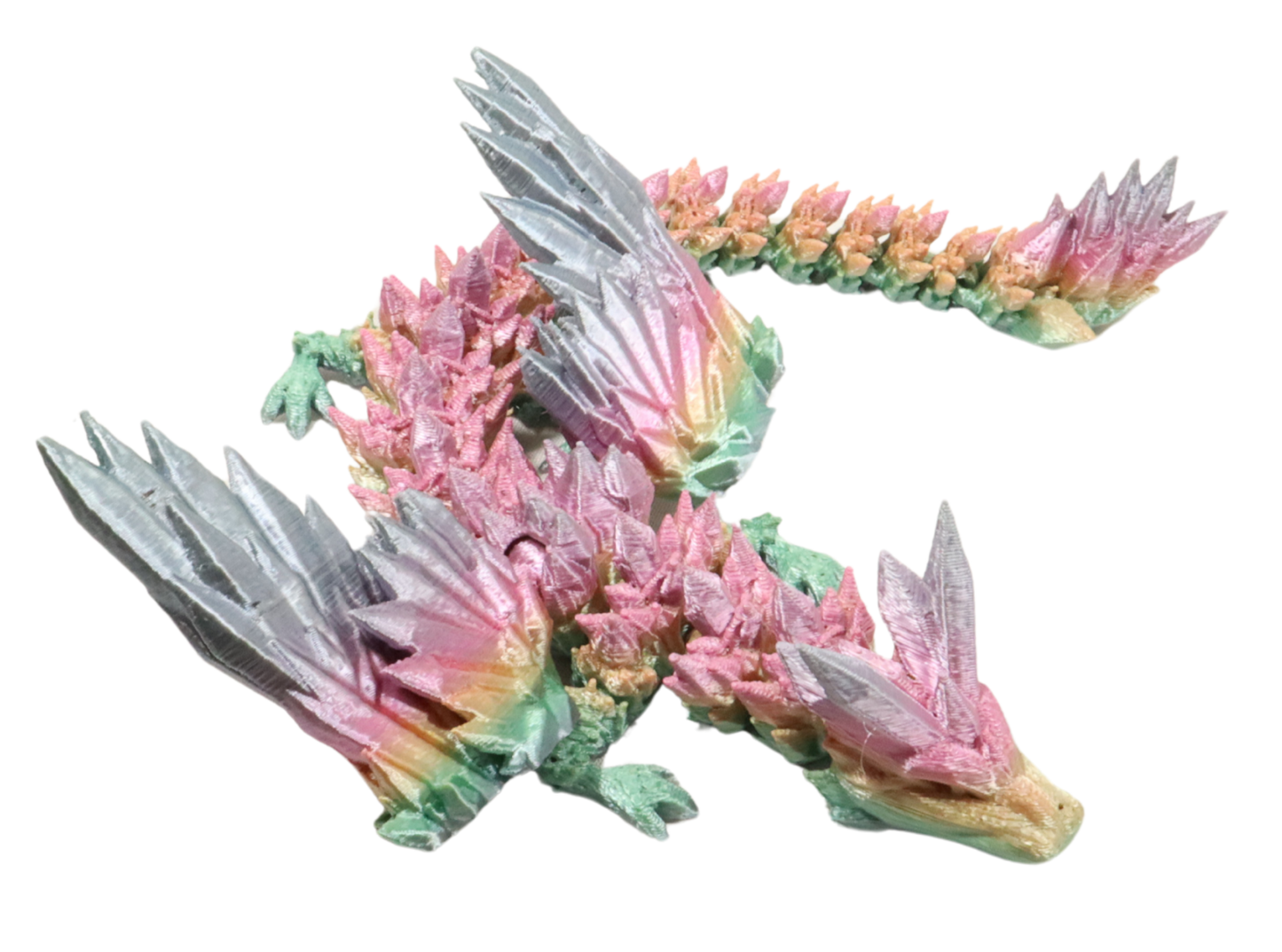 3D Printed Diamond Winged Dragon