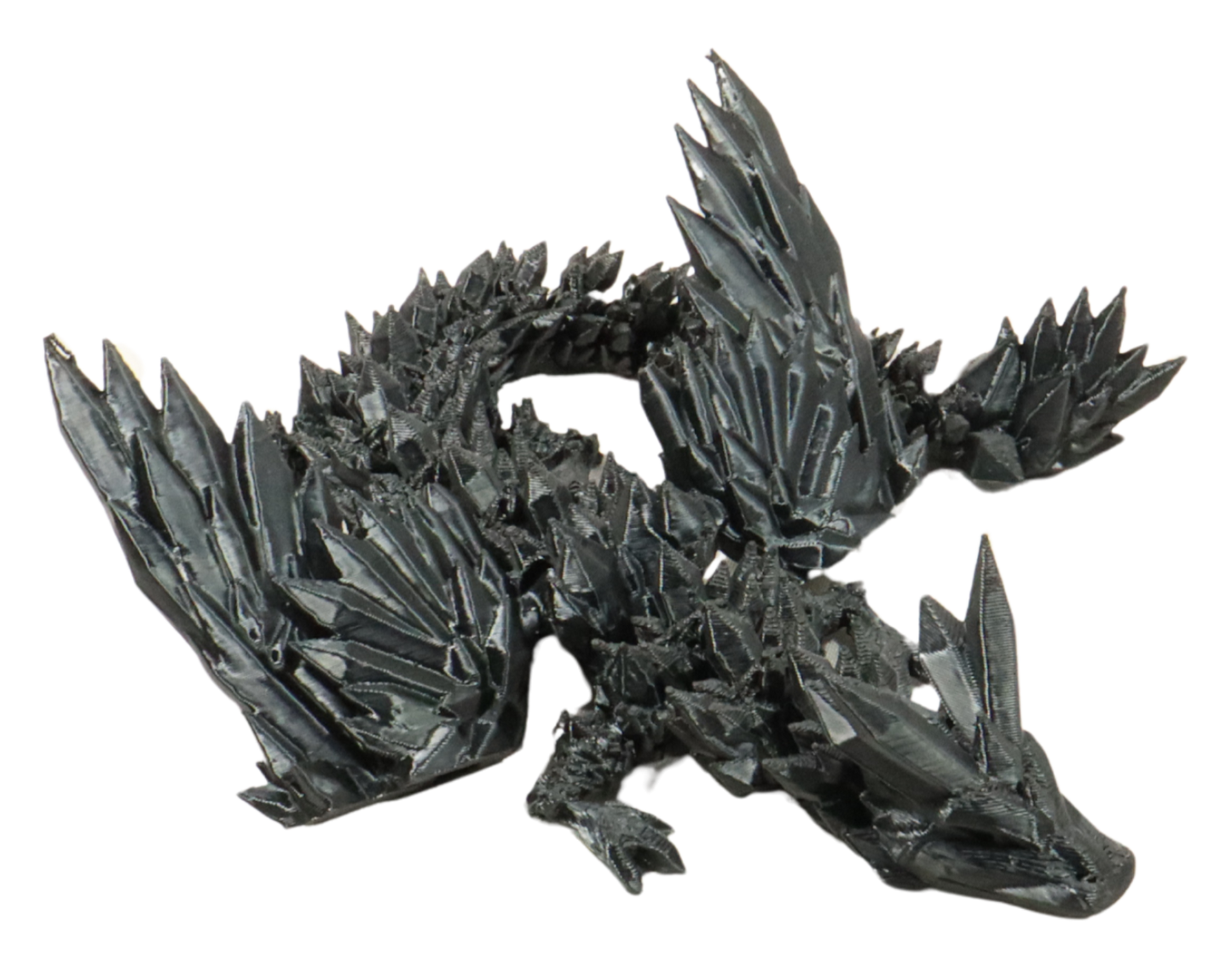 3D Printed Diamond Winged Dragon