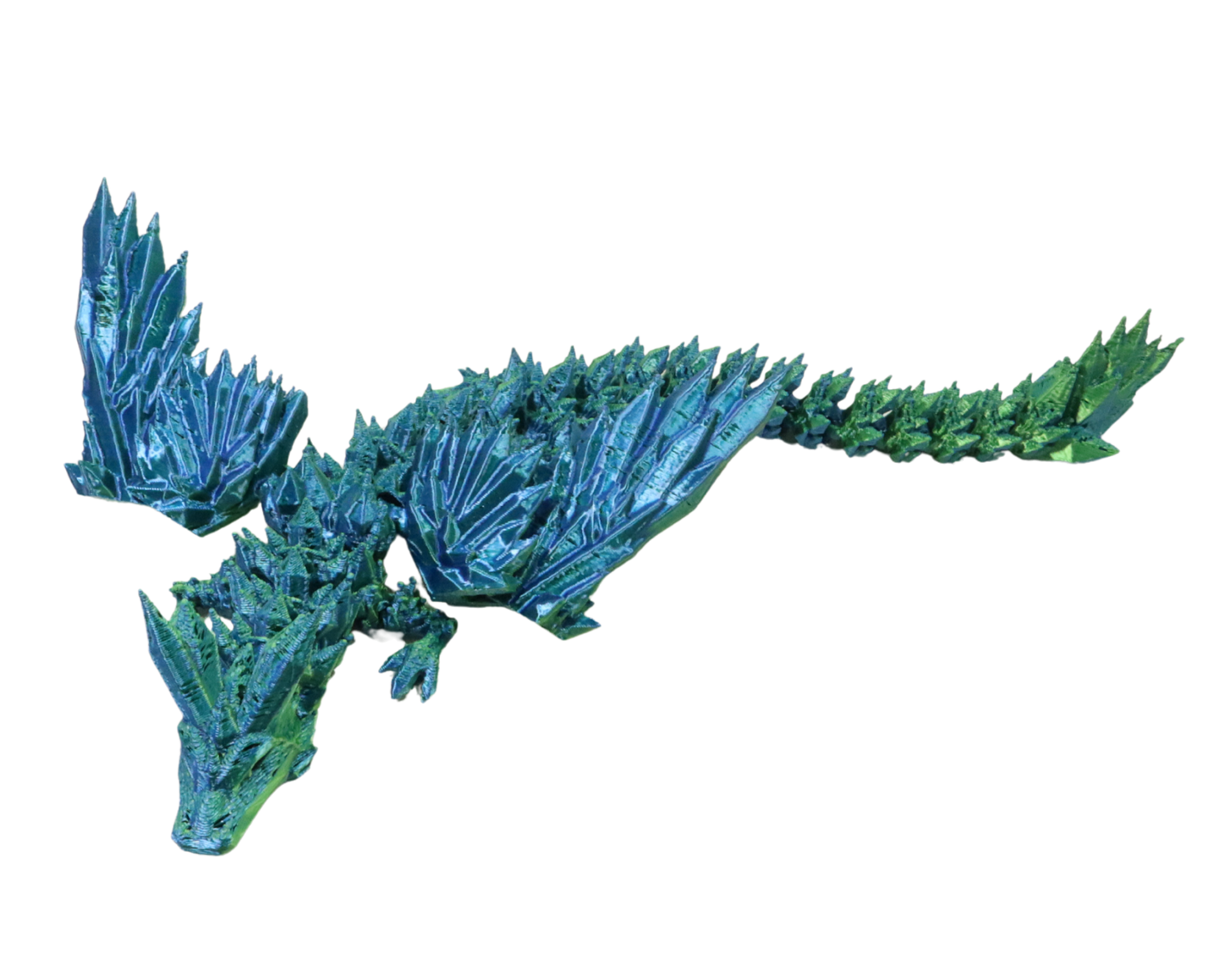 3D Printed Diamond Winged Dragon