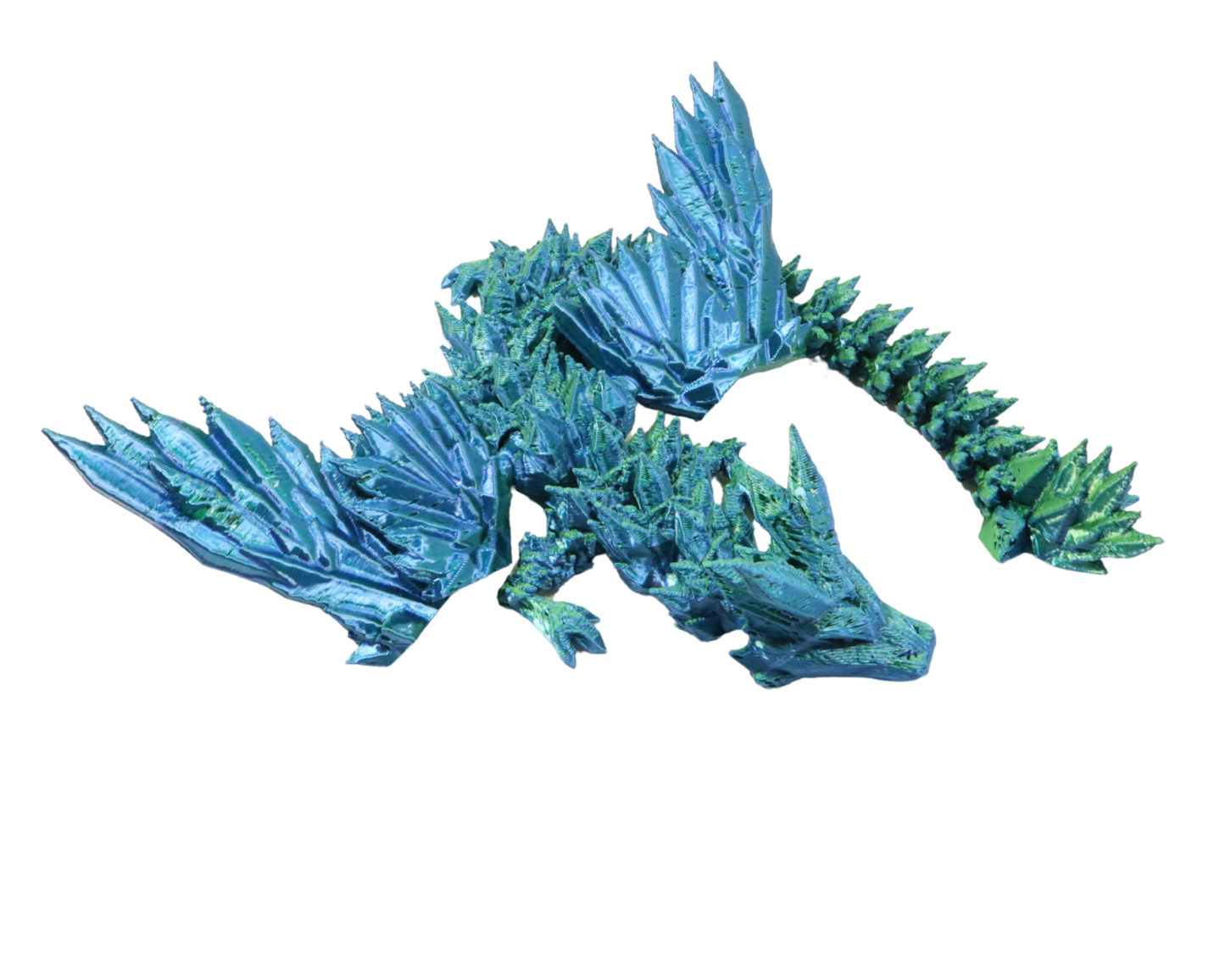 3D Printed Diamond Winged Dragon
