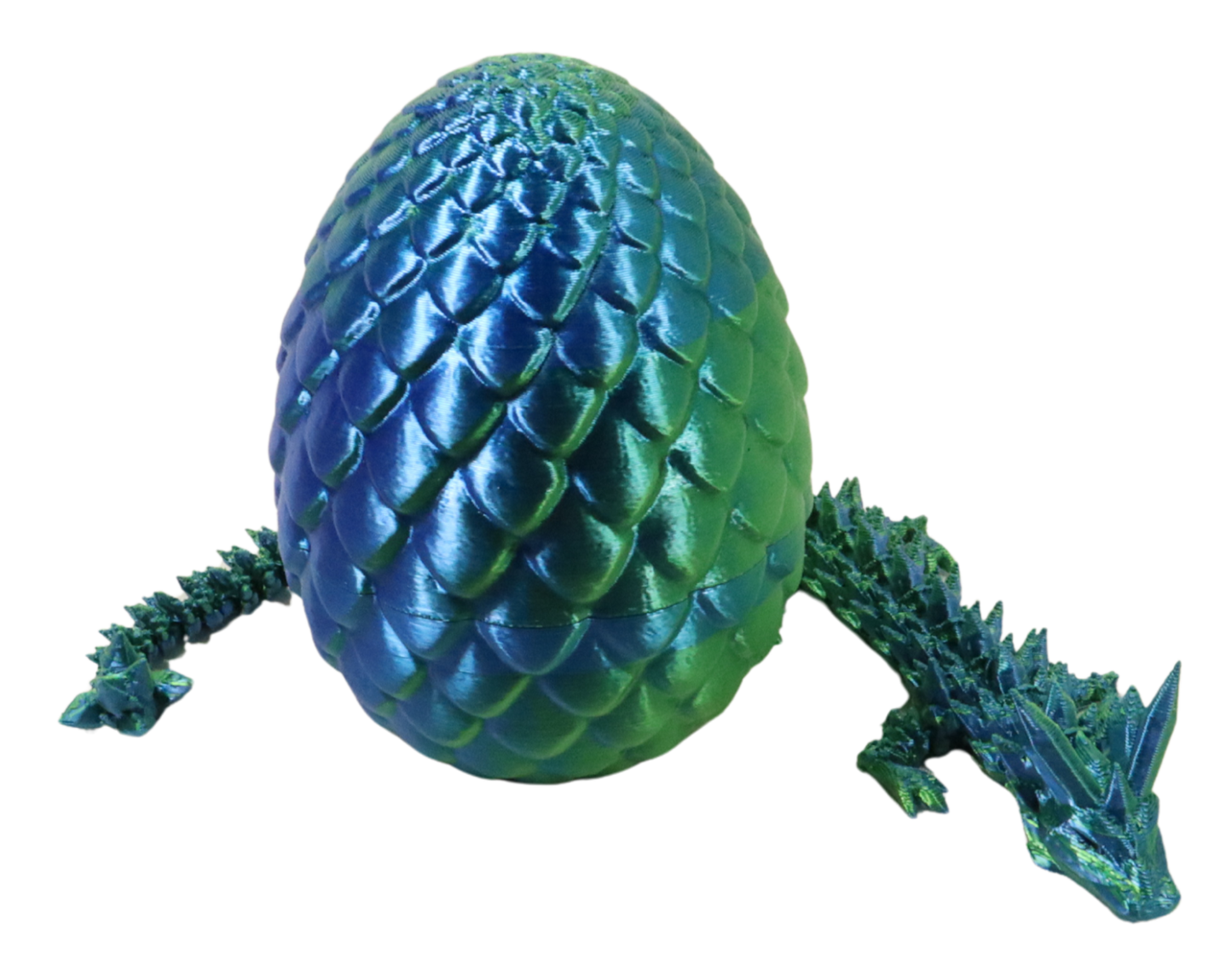 3D Printed Dragon and Egg