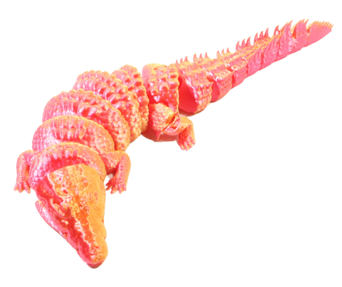 3D Printed Crocodile