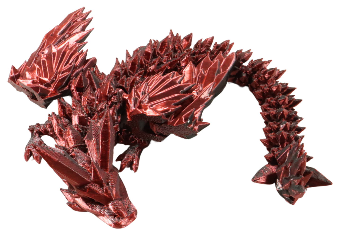 3D Printed Diamond Winged Dragon