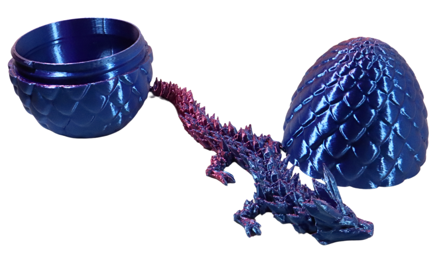 3D Printed Dragon and Egg