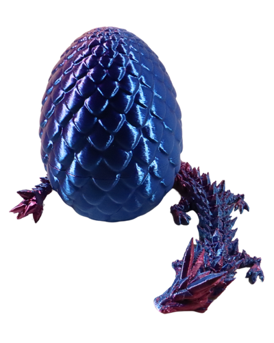 3D Printed Dragon and Egg