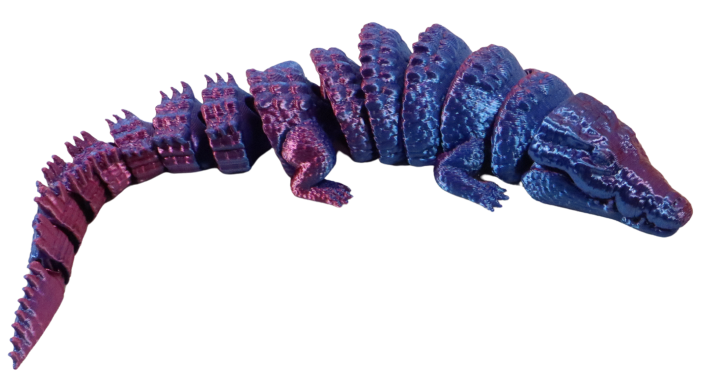 3D Printed Crocodile