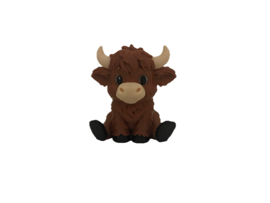 3D Printed Highland Cow