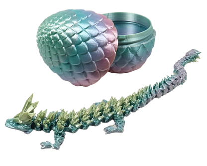 3D Printed Dragon and Egg