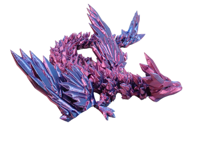3D Printed Diamond Winged Dragon