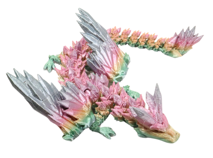 3D Printed Diamond Winged Dragon