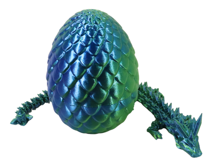 3D Printed Dragon and Egg