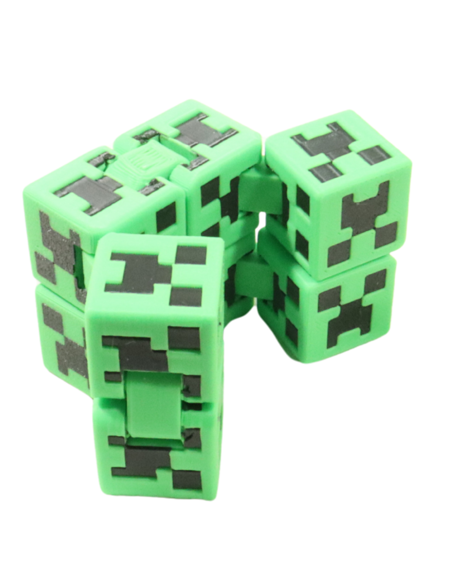 3D Printed Minecraft Creeper Fidget