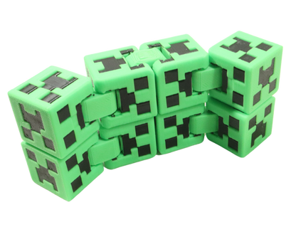 3D Printed Minecraft Creeper Fidget