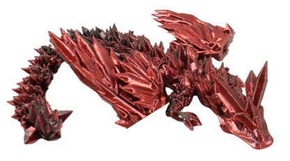 3D Printed Diamond Winged Dragon