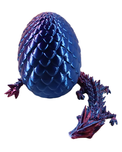 3D Printed Dragon and Egg