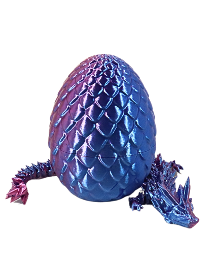 3D Printed Dragon and Egg
