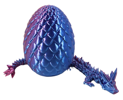 3D Printed Dragon and Egg