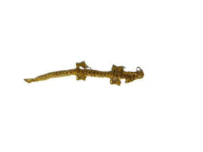 3D Printed Golden Alloy Dragon