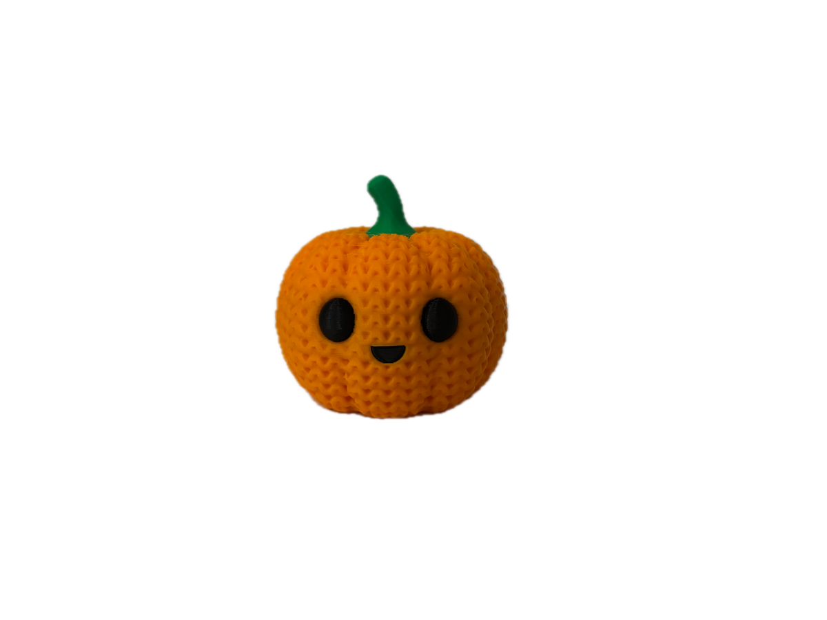 3D Printed Crochet-Style Pumpkin