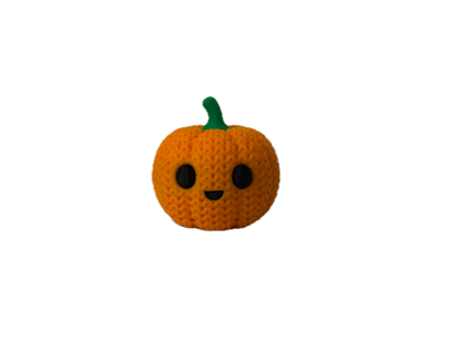 3D Printed Crochet-Style Pumpkin